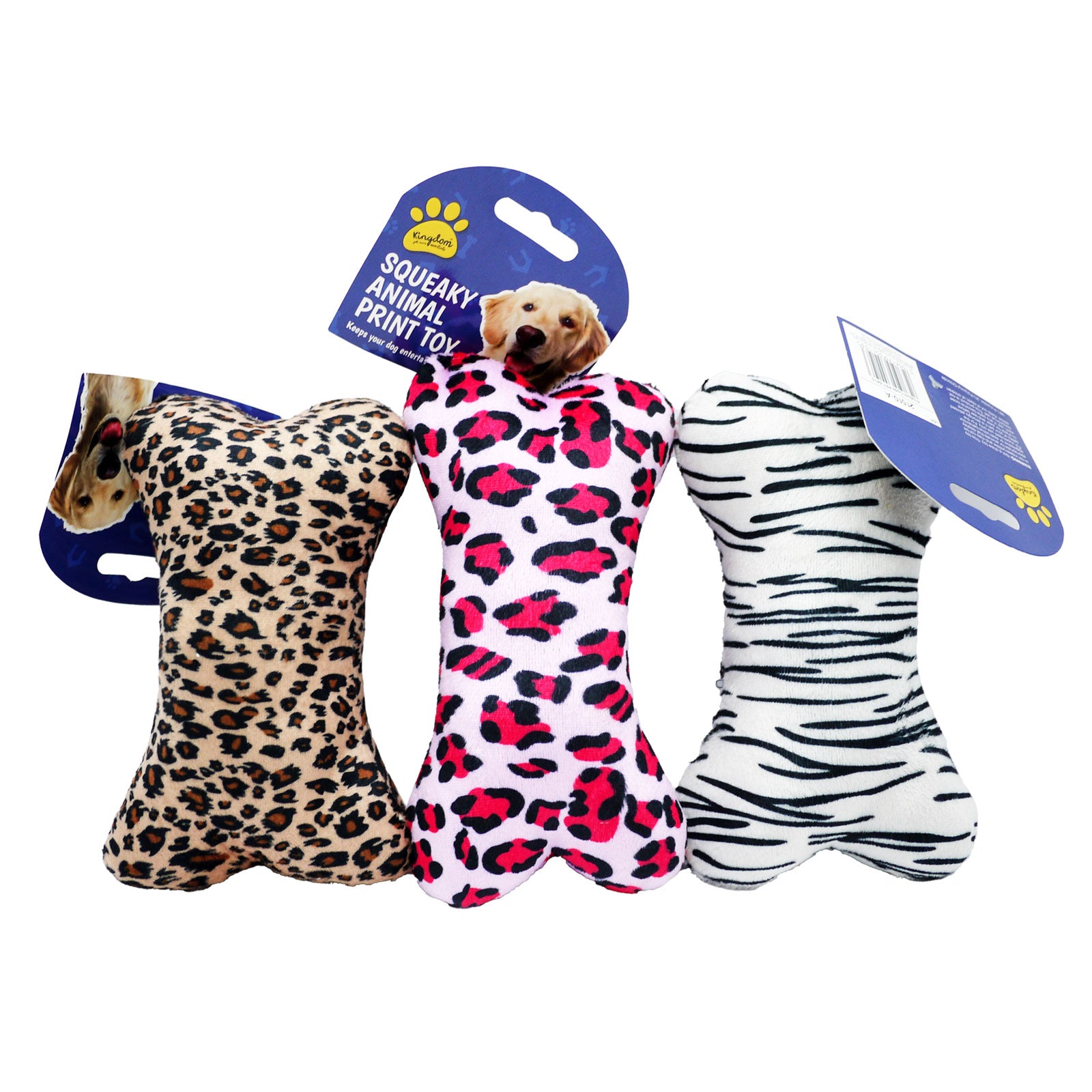 Squeaky Animal Print Toy Squeaky Animal Print Toy
